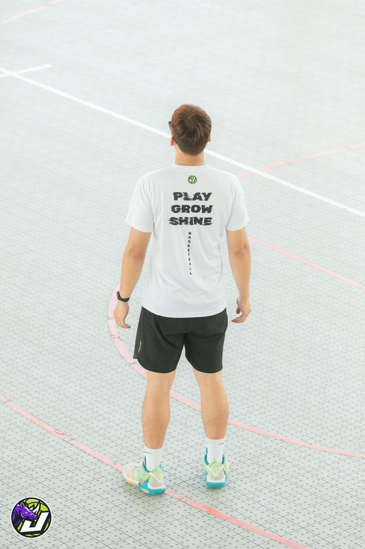 Áo phông bóng rổ "Play - Grow - Shine" Summer 2025