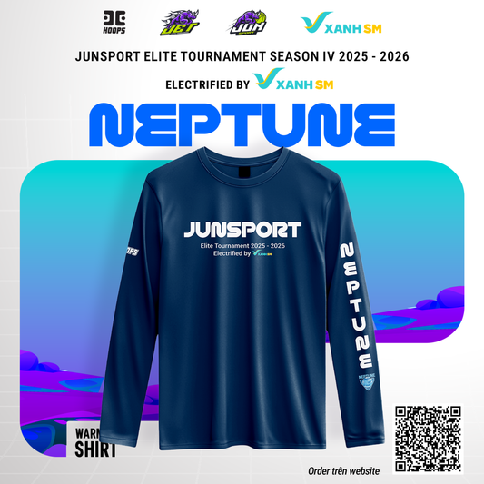 Áo Khởi Động Bóng Rổ Dài Tay JET 25-26