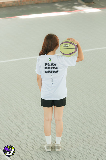 Áo phông bóng rổ "Play - Grow - Shine" Summer 2025