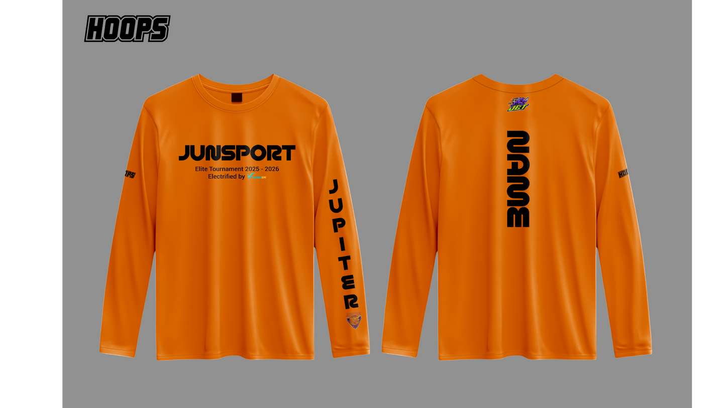 Áo Khởi Động Bóng Rổ Dài Tay JET 25-26