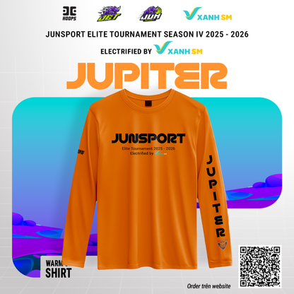 Áo Khởi Động Bóng Rổ Dài Tay JET 25-26