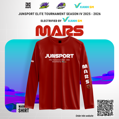 Áo Khởi Động Bóng Rổ Dài Tay JET 25-26