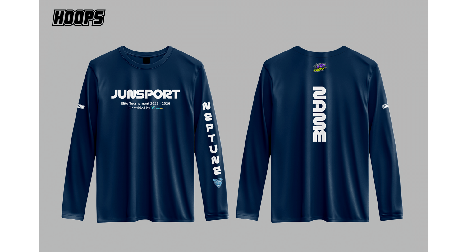 Áo Khởi Động Bóng Rổ Dài Tay JET 25-26