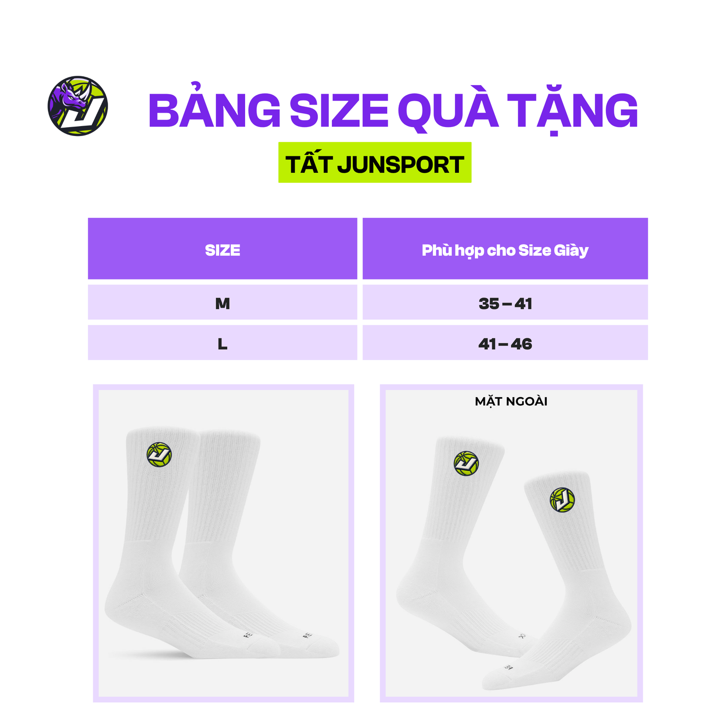 Tất bóng rổ Junsport