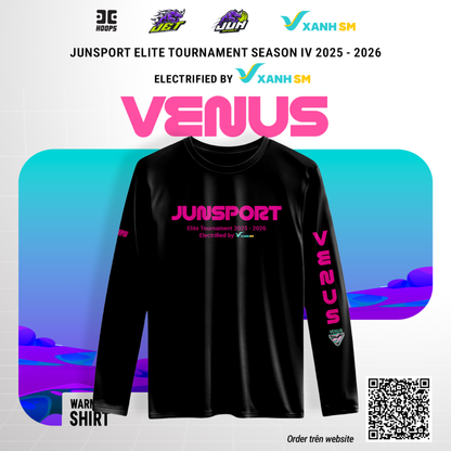 Áo Khởi Động Bóng Rổ Dài Tay JET 25-26